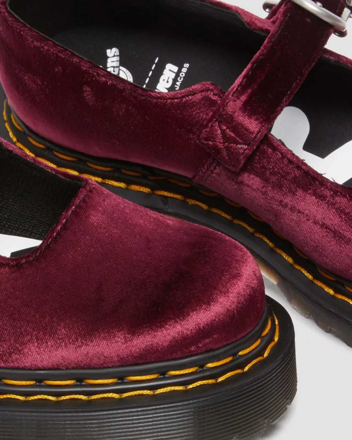 Online ADDINA BEX HEAVEN BY MARC JACOBS VELVET SCHOENEN WOMENS Platform Schoenen|Mary Jane Schoenen