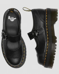 Store Addina Bloemengesp Leren Platform Schoenen UNISEX Platform Schoenen|Mary Jane Schoenen