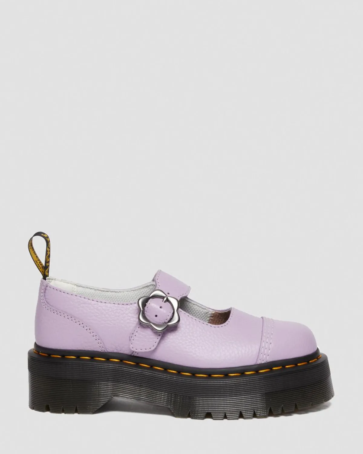 Store Addina Bloemengesp Leren Platform Schoenen UNISEX Dames Sale|Platform Schoenen