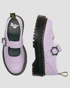 Store Addina Bloemengesp Leren Platform Schoenen UNISEX Dames Sale|Platform Schoenen