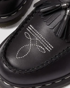 Outlet Adrian Contrasterende Steek Leren Tassel Loafers Originals|Nieuw Binnen