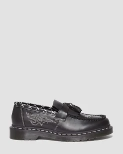 Outlet Adrian Contrasterende Steek Leren Tassel Loafers Originals|Nieuw Binnen