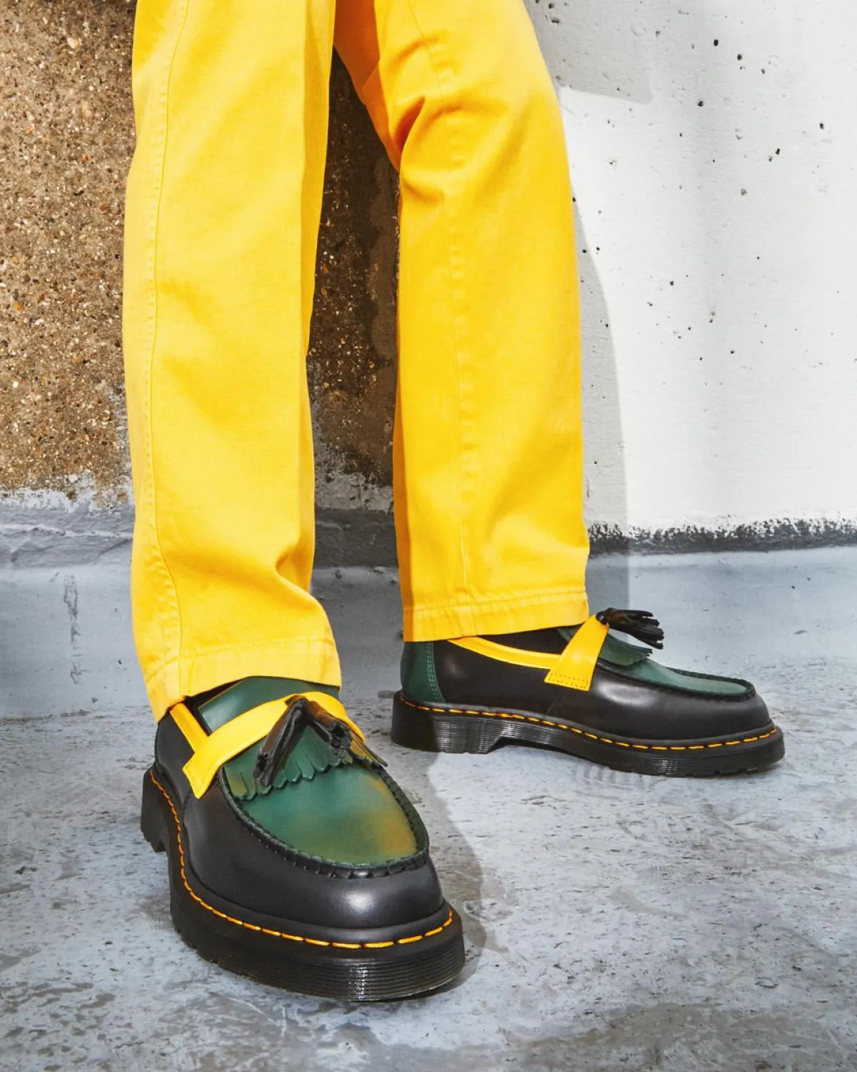Online Adrian Contrast Smooth Leren Loafers met Kwastje WOMENS Heren Sale|Schoenen