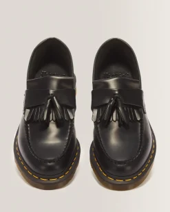 Fashion Adrian Gele Stiksel Smooth Leren Tassle Loafers WOMENS Originals|Nette Schoenen
