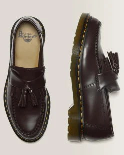 Clearance Adrian Gele Stiksel Smooth Leren Tassle Loafers WOMENS Originals|Nette Schoenen