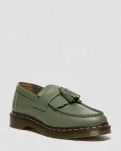 Outlet Adrian Gele Stiksel Smooth Leren Tassle Loafers WOMENS Heren Sale|Originals