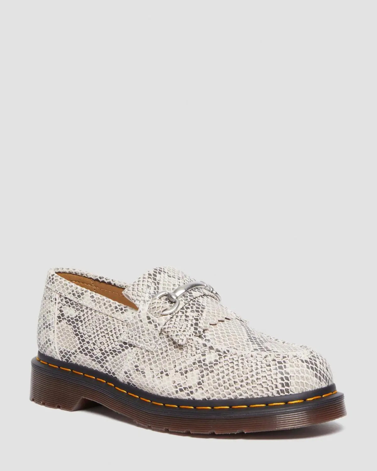 Cheap Adrian Snaffle Python Print Suède Loafers WOMENS Heren Sale|Originals