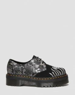 Sale 1461 Animal Clash Leren & Suède Platform Schoenen MENS Heren Sale|Veterschoenen