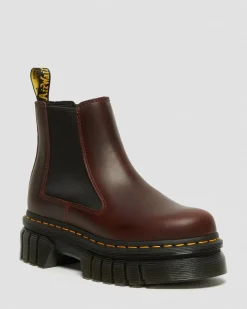 Best Audrick Brando Leren Platform Chelsea Laarzen WOMENS Enkellaarzen|Chelsea Boots