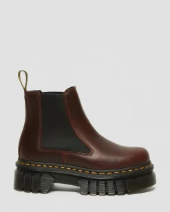 Best Audrick Brando Leren Platform Chelsea Laarzen WOMENS Enkellaarzen|Chelsea Boots