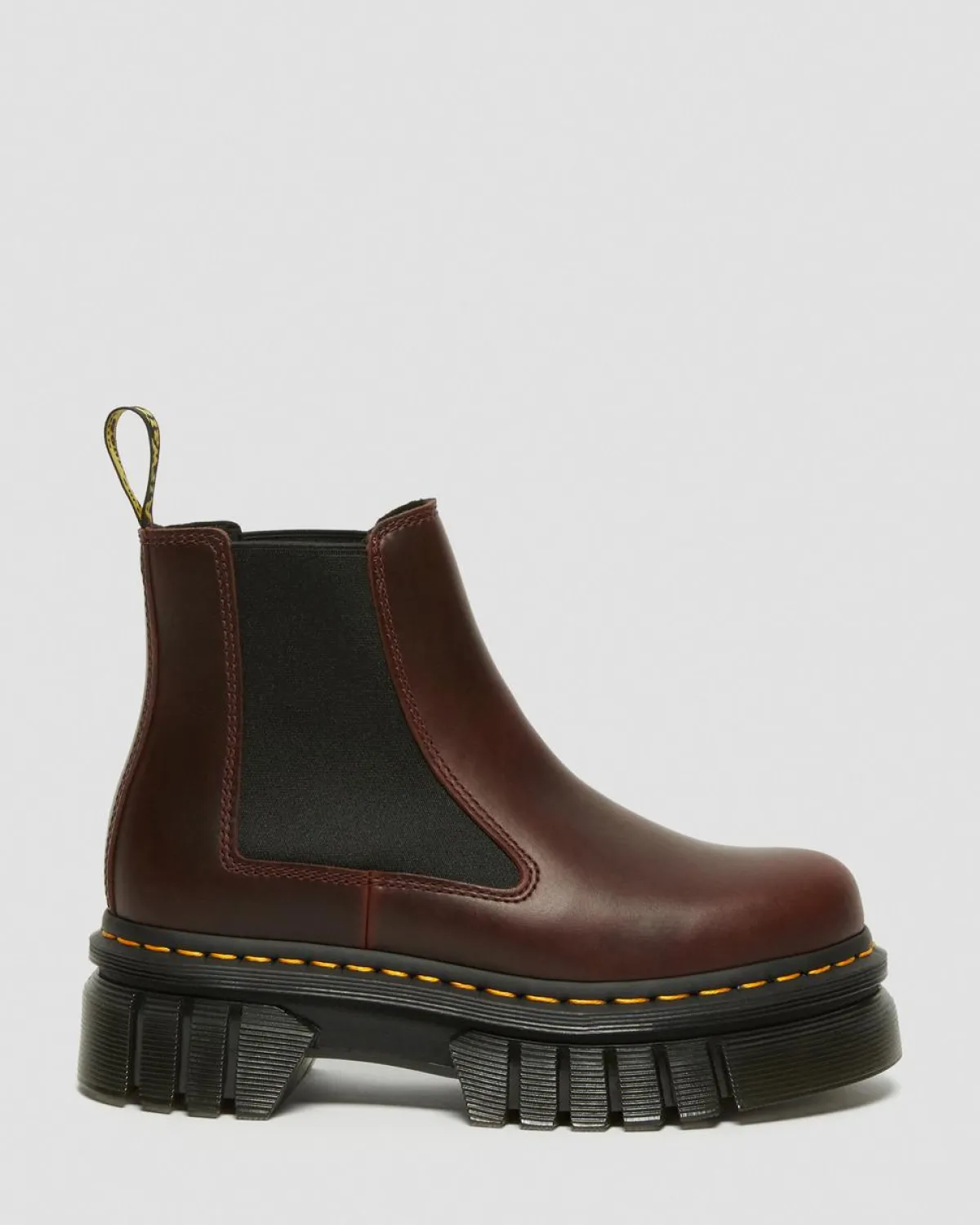 Best Audrick Brando Leren Platform Chelsea Laarzen WOMENS Enkellaarzen|Chelsea Boots