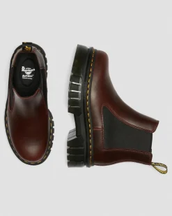 Best Audrick Brando Leren Platform Chelsea Laarzen WOMENS Enkellaarzen|Chelsea Boots