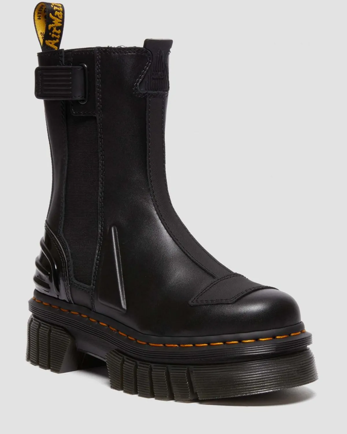 Clearance Audrick Hi Platform Chelsea Laarzen UNISEX Enkellaarzen|Zachte Leren Laarzen
