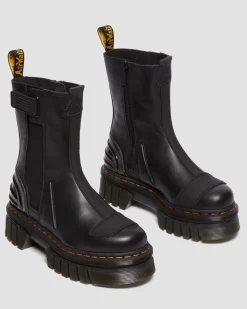 Clearance Audrick Hi Platform Chelsea Laarzen UNISEX Enkellaarzen|Zachte Leren Laarzen
