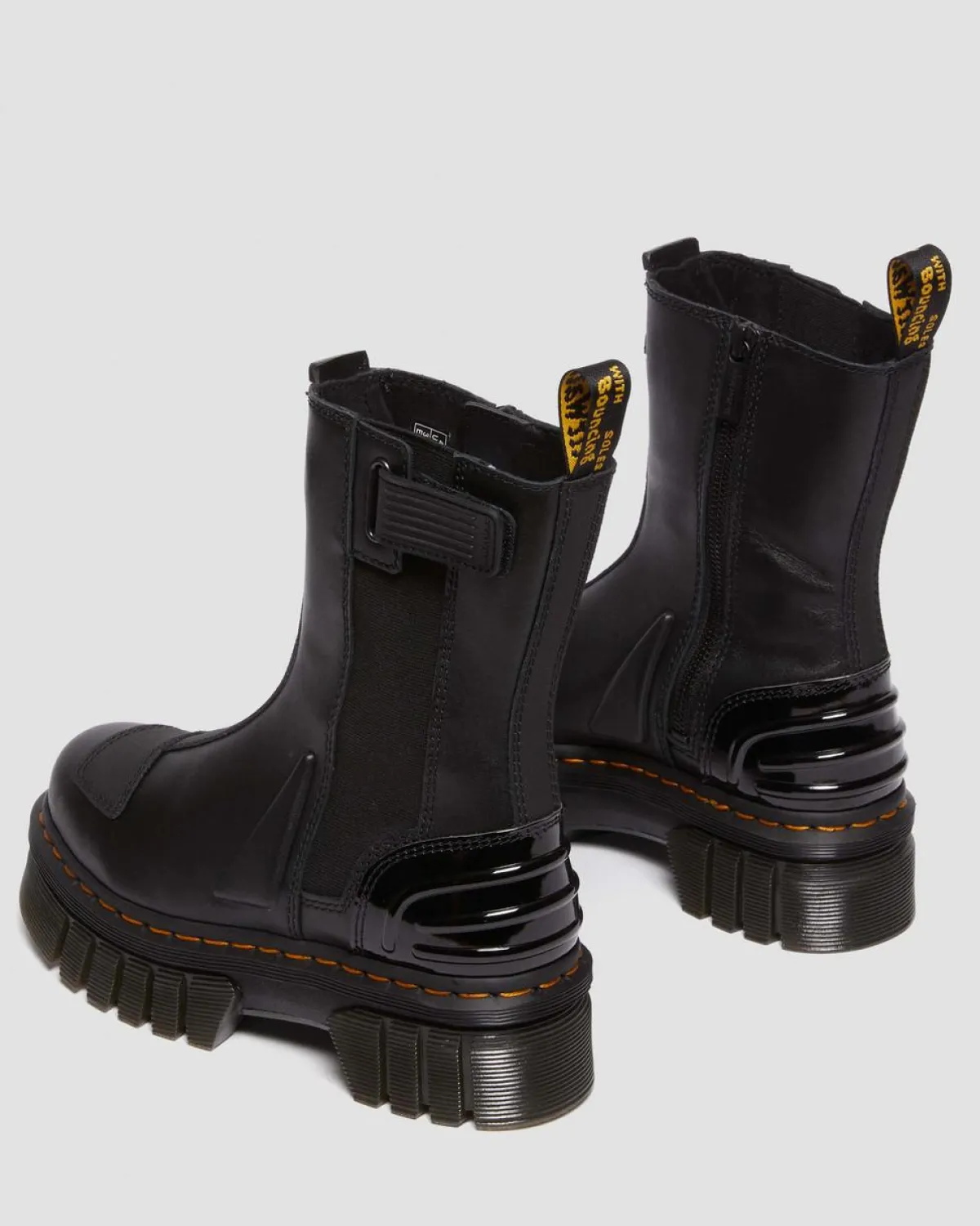 Clearance Audrick Hi Platform Chelsea Laarzen UNISEX Enkellaarzen|Zachte Leren Laarzen