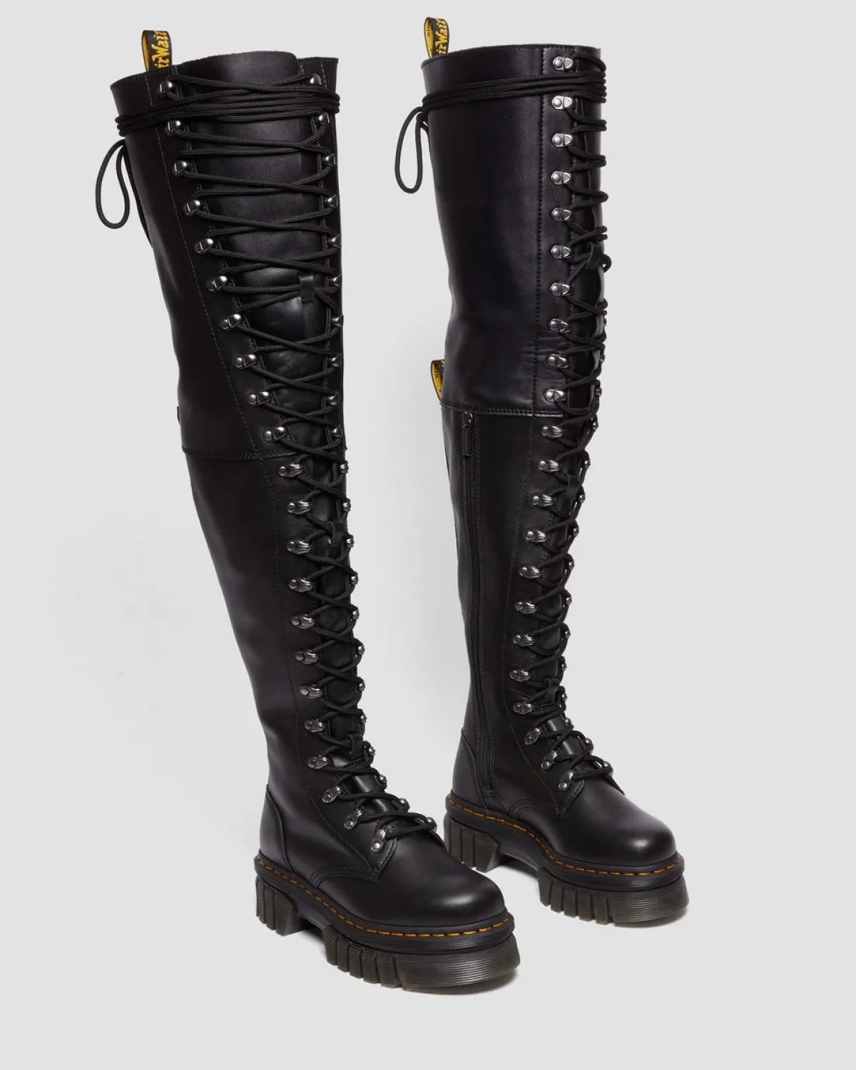 Sale Audrick 22i XTRM Leren Veterlaarzen UNISEX Hoge Laarzen|Platform Laarzen