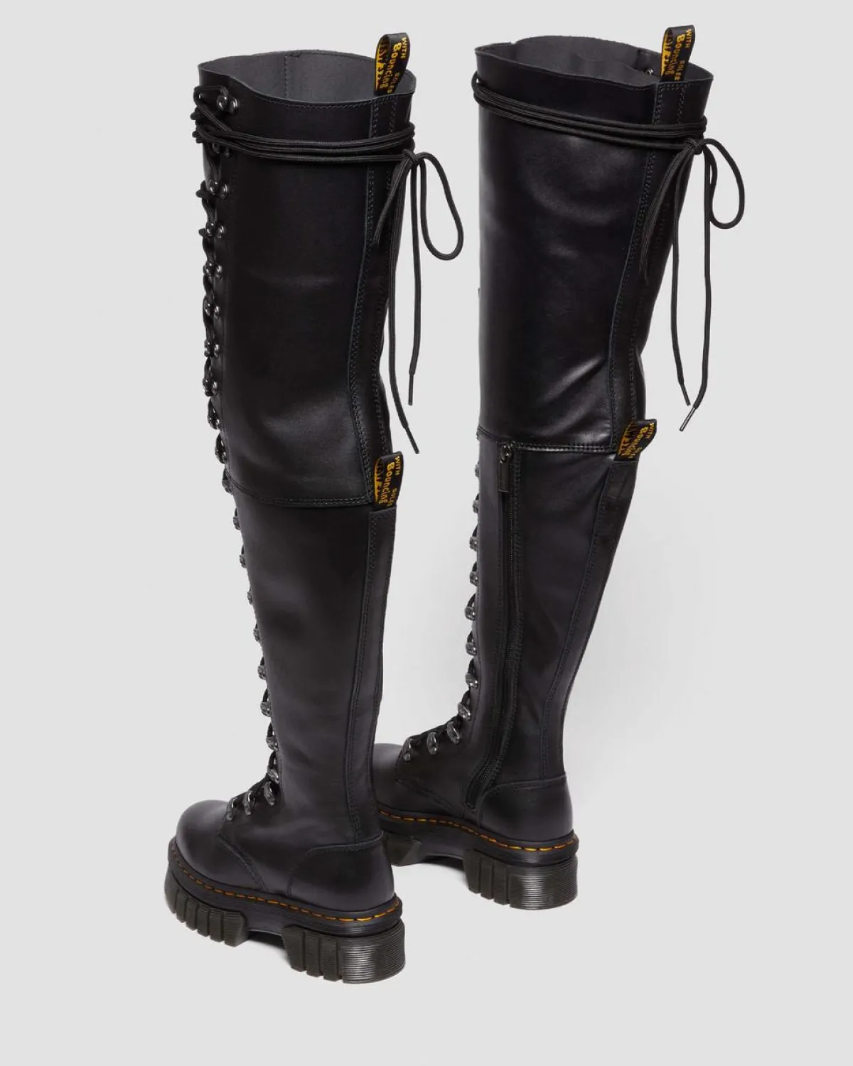Sale Audrick 22i XTRM Leren Veterlaarzen UNISEX Hoge Laarzen|Platform Laarzen