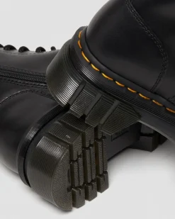 Cheap Audrick Leren Kniehoge Platformlaarzen met 20 veterogen WOMENS Hoge Laarzen|Veterlaarzen