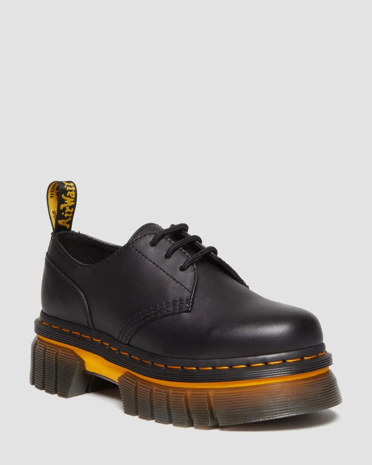 Flash Sale Audrick Leren Platform Schoenen met Contrasterende Zool WOMENS Platform Schoenen|Schoenen
