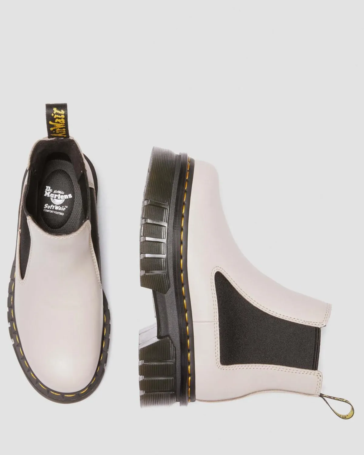 Clearance Audrick Nappa Lux Leren Platform Chelsea Boots GIFTS Platform Laarzen|Enkellaarzen