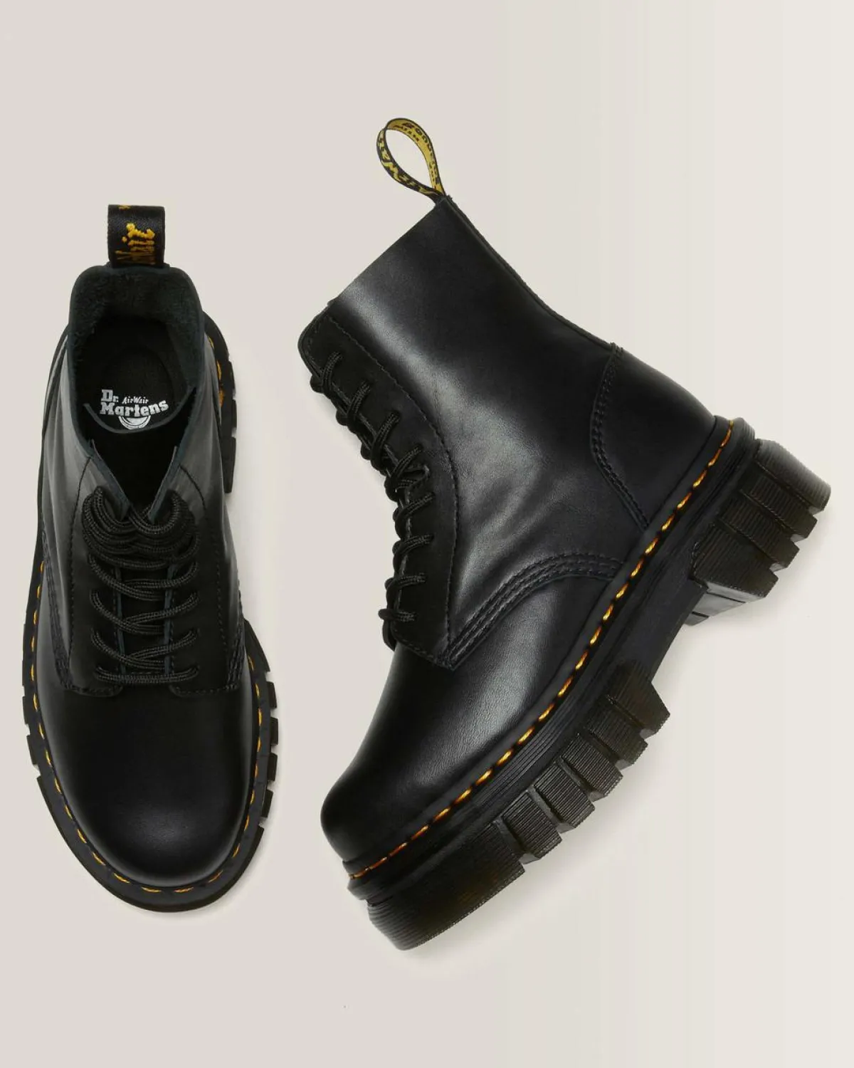 Cheap Audrick Nappa Lux Platform Enkellaarzen GIFTS Platform Laarzen|Veterlaarzen
