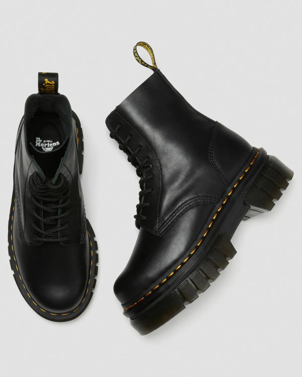 Cheap Audrick Nappa Lux Platform Enkellaarzen GIFTS Platform Laarzen|Veterlaarzen