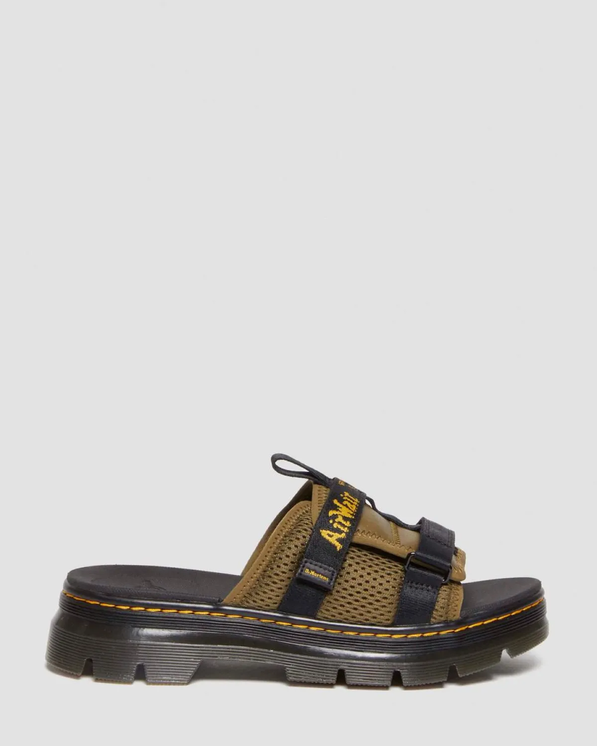Online Ayce Logo Gemalen Leren Platform Slippers met Band UNISEX Sandalen|Lichte Sandalen