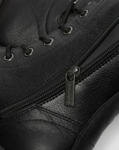 Best Azreya Max Leren Platform Laarzen met 26-veterogen WOMENS Hoge Laarzen|Platform Laarzen
