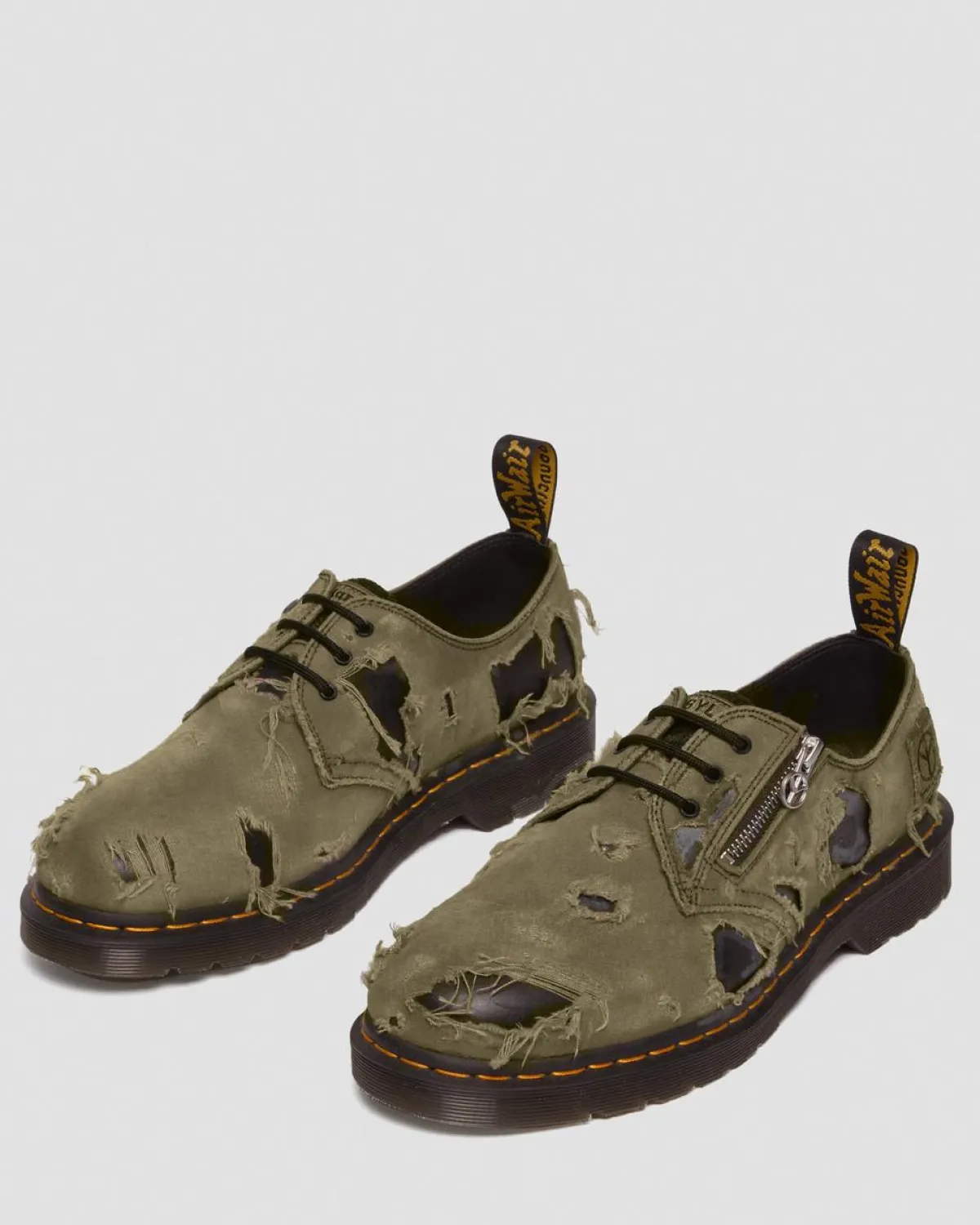 Best Sale 1461 Babylon Canvas Leren Schoenen UNISEX Veterschoenen|Schoenen