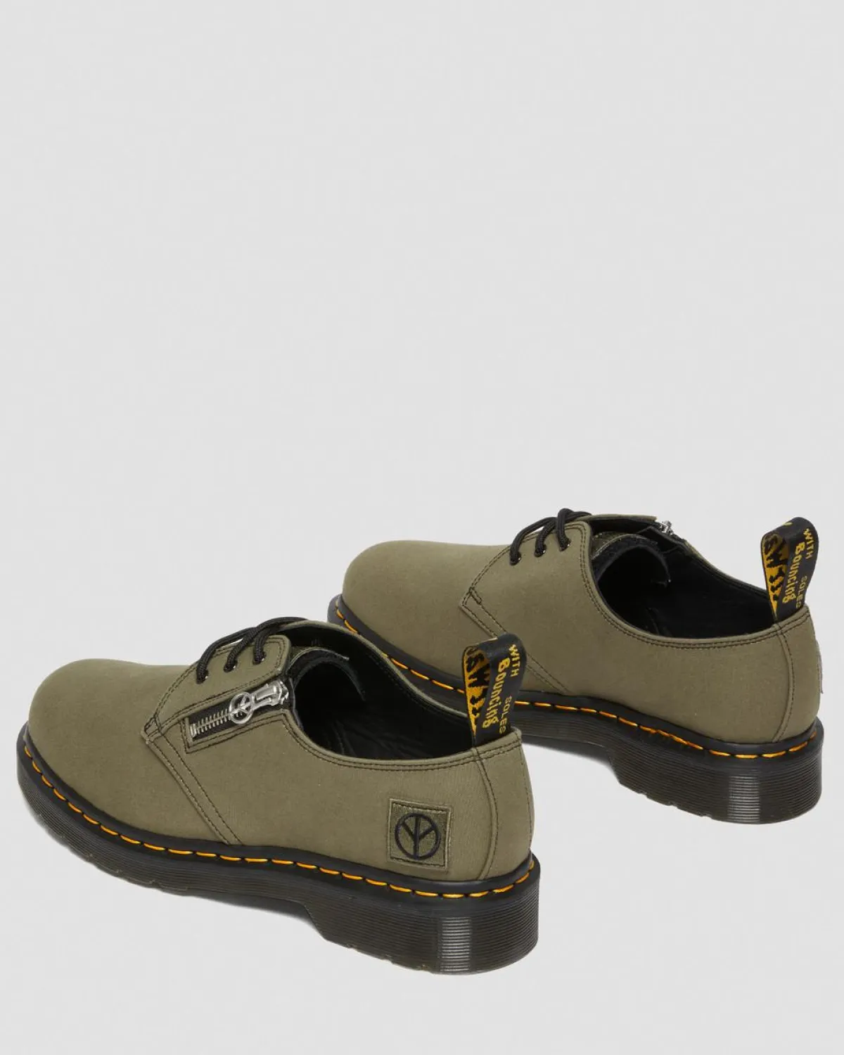 Best Sale 1461 Babylon Canvas Leren Schoenen UNISEX Veterschoenen|Schoenen
