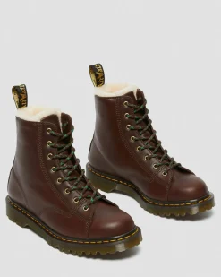 Hot Barton Shearling Gevoerde Leren Enkellaarzen GIFTS Enkellaarzen|Winter Stijlen