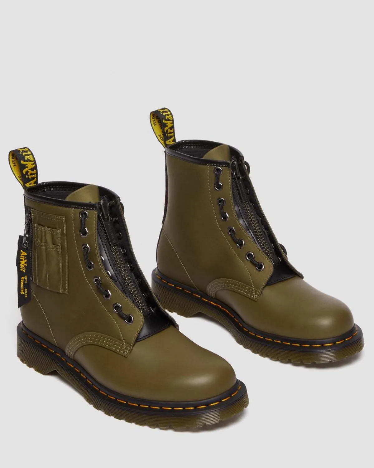 Store 1460 BEN ALPHA INDUSTRIES LEREN & NYLON LAARS UNISEX Nieuw Binnen|Trending Stijlen