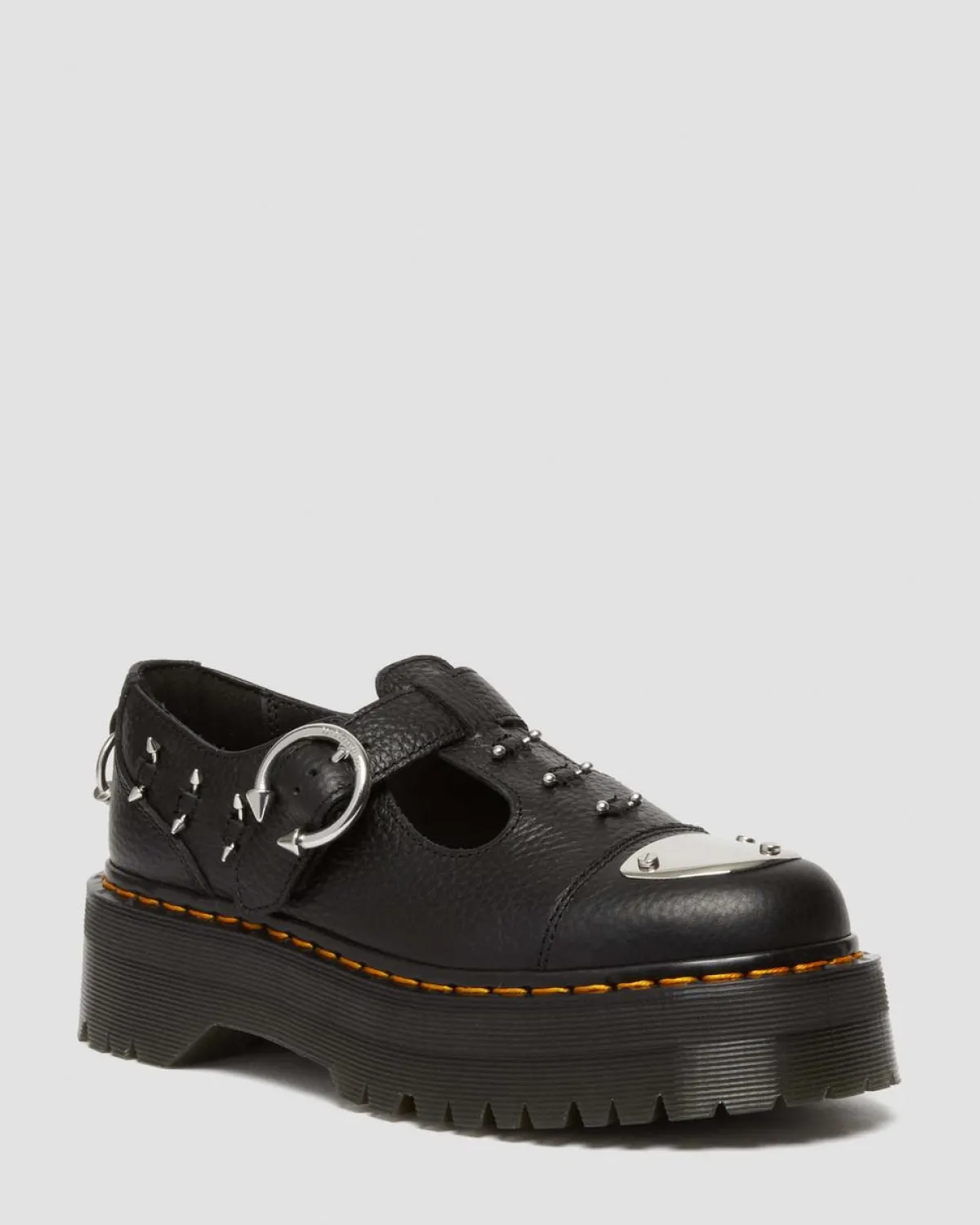 Store Bethan Piercing Leren Platform Mary Jane Schoenen Platform Schoenen|Mary Jane Schoenen