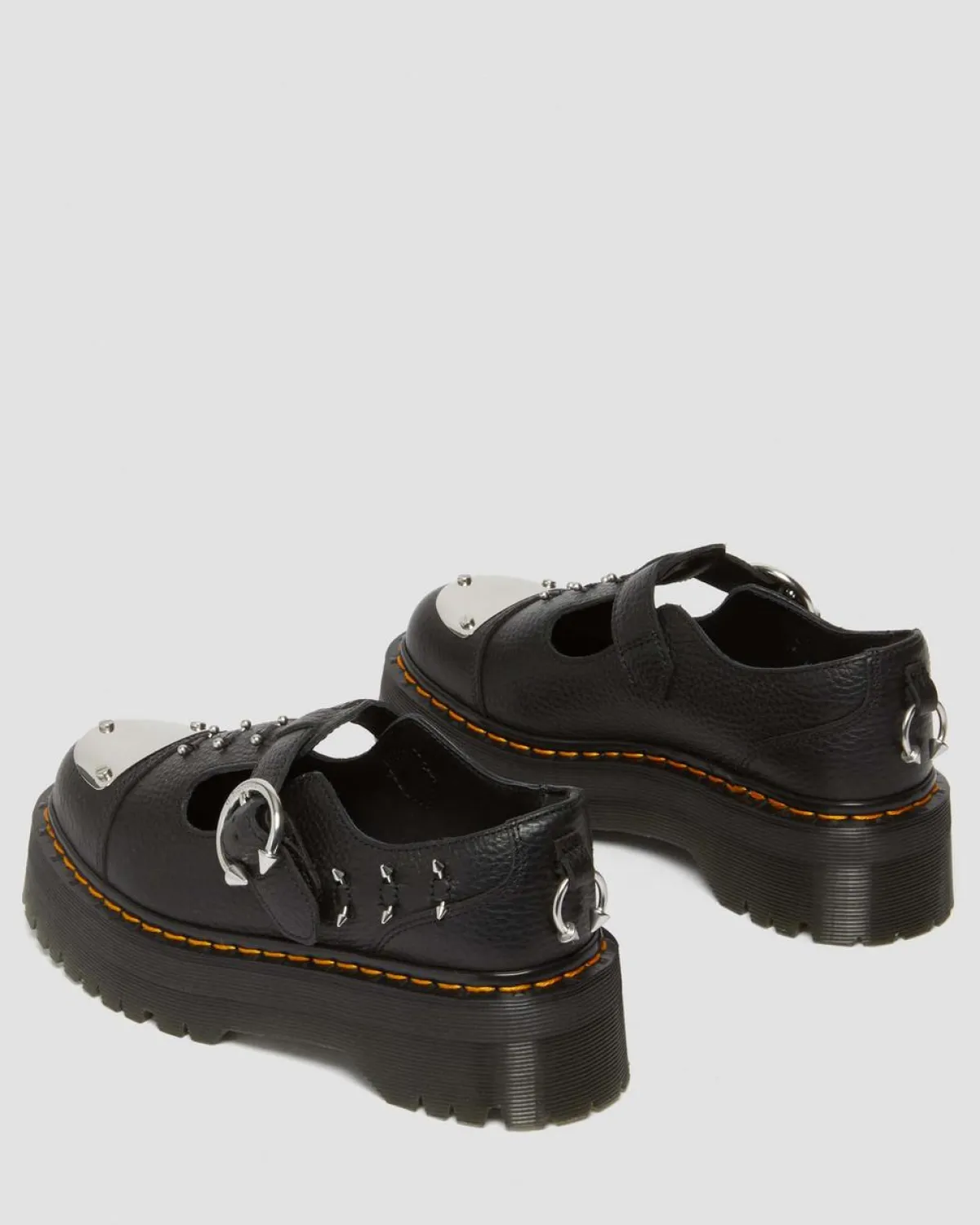 Store Bethan Piercing Leren Platform Mary Jane Schoenen Platform Schoenen|Mary Jane Schoenen
