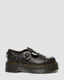 Store Bethan Piercing Leren Platform Mary Jane Schoenen Platform Schoenen|Mary Jane Schoenen