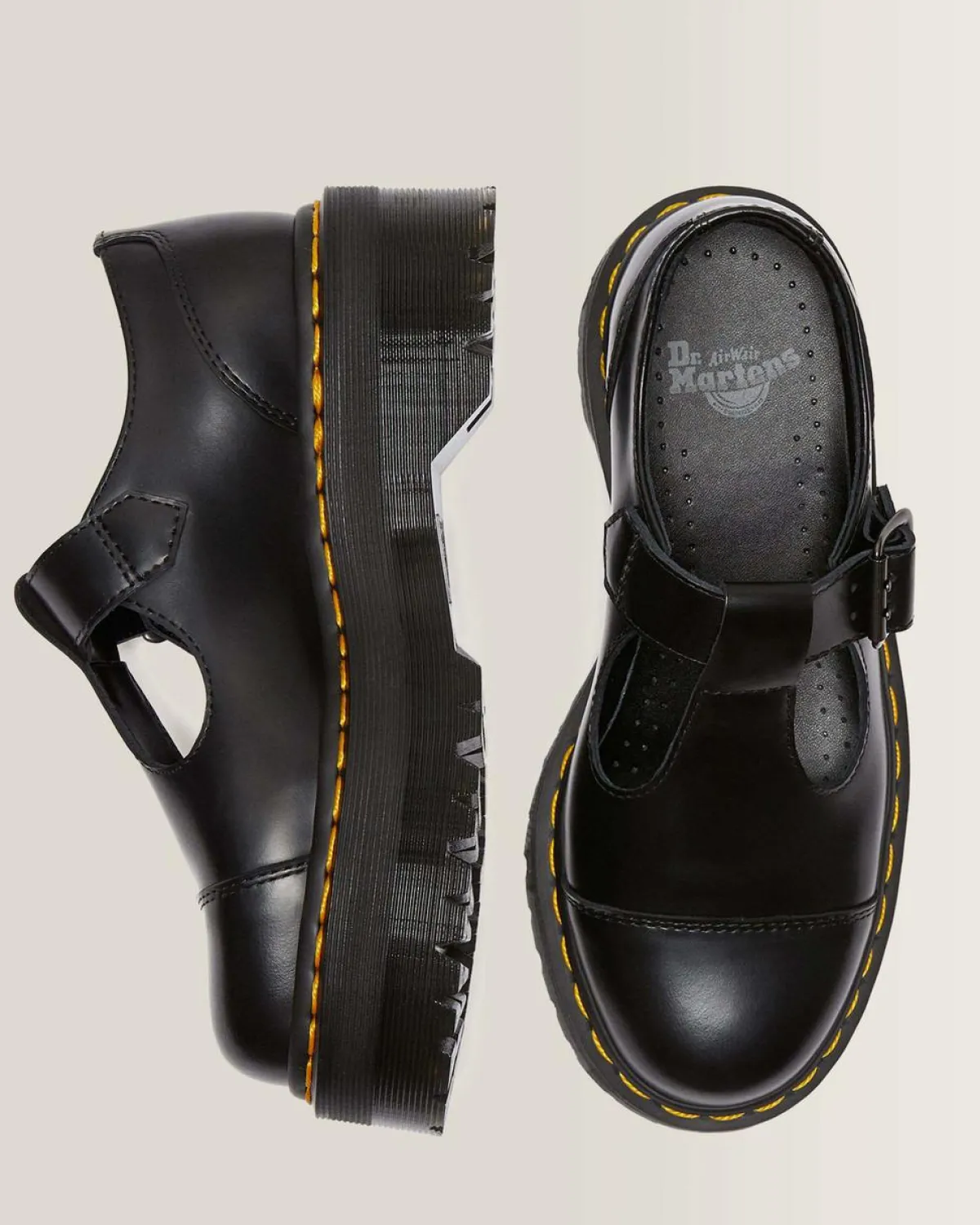 Discount Bethan Smooth Leren Platform Mary Jane Schoenen WOMENS Platform Schoenen|Mary Jane Schoenen