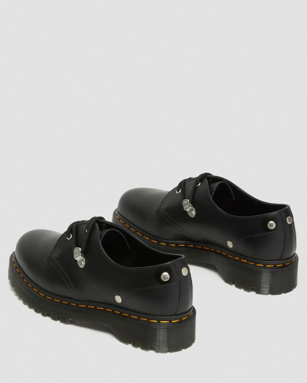 Fashion 1461 Bex Leren Schoenen met Studs MENS Nette Schoenen
