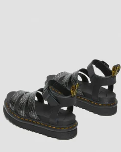 Outlet Blaire Dames Wild Croc Leren Sandalen WOMENS Lichte Sandalen|Sandalen