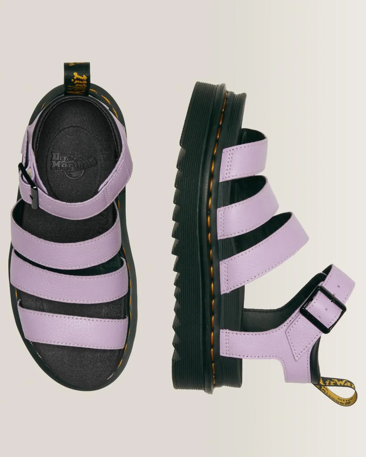 Online Blaire Pisa Leren Platform Sandalen met Band WOMENS Dames Sale|Lichte Sandalen