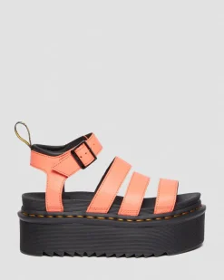 Shop Blaire Quad Pisa Leren Platform Sandalen met Band UNISEX Dames Sale|Lichte Sandalen