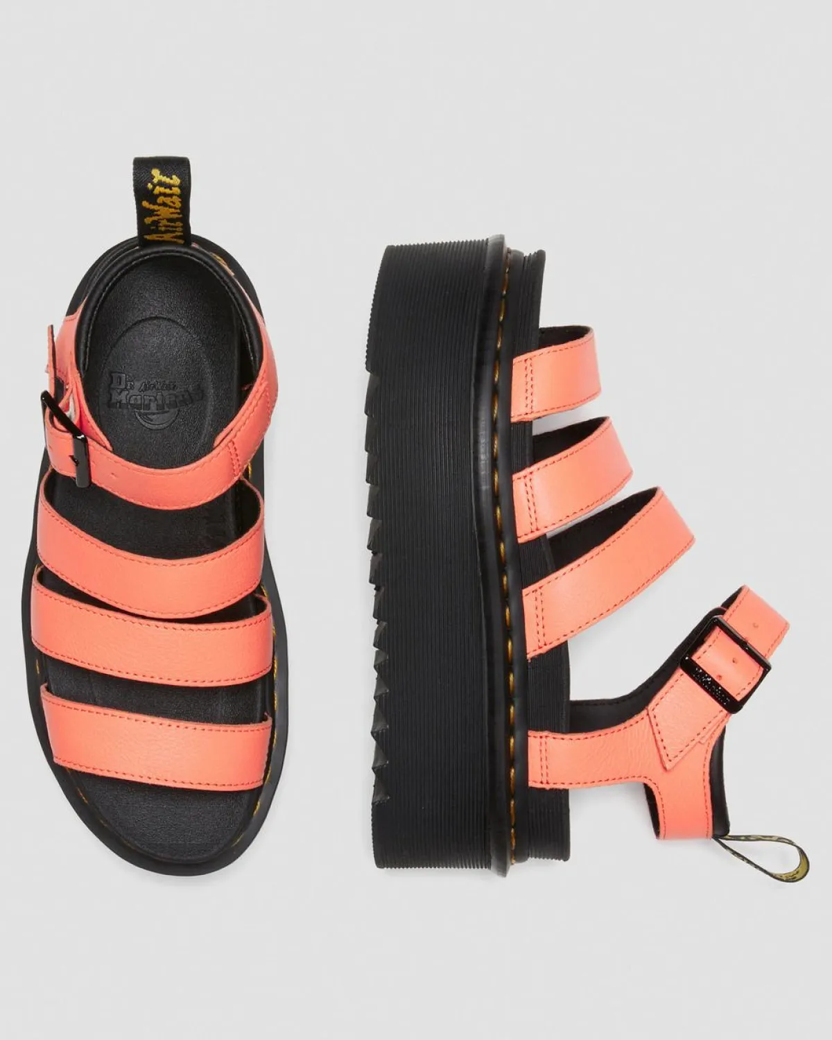Shop Blaire Quad Pisa Leren Platform Sandalen met Band UNISEX Dames Sale|Lichte Sandalen