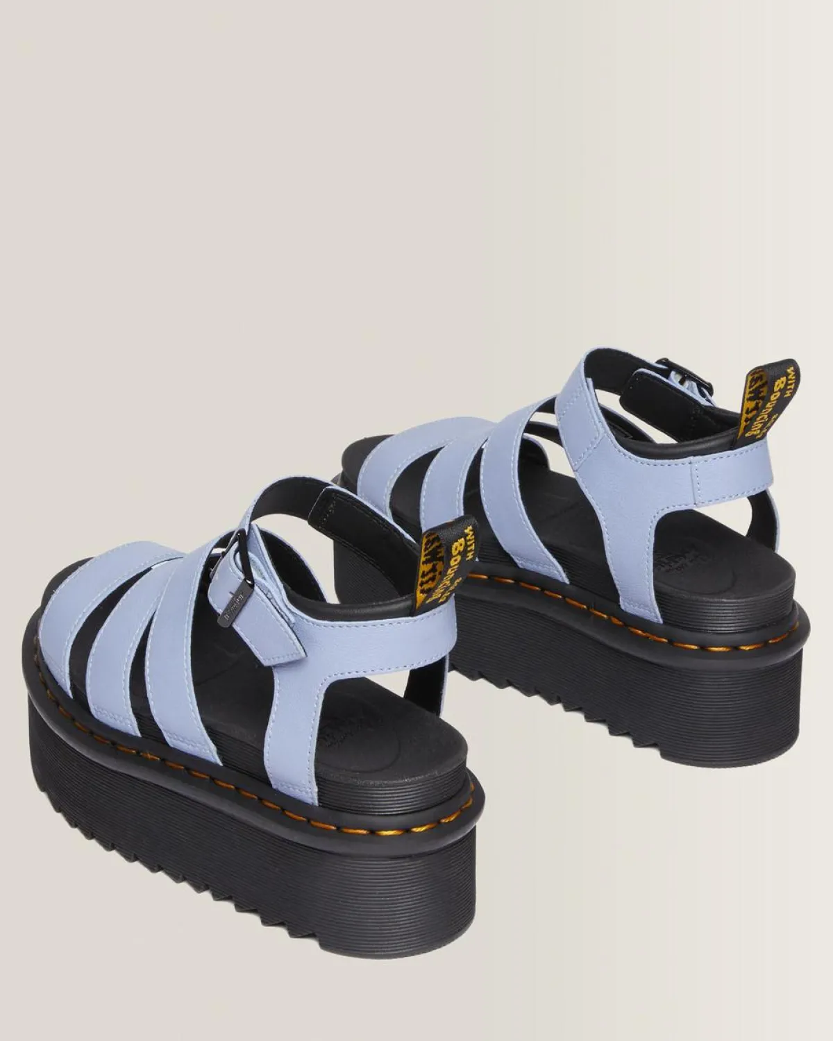New Blaire Quad Pisa Leren Platform Sandalen met Band UNISEX Dames Sale|Lichte Sandalen