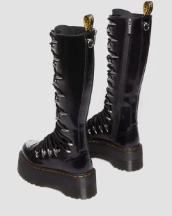 Flash Sale 1B60 LTT Max Kniehoge Platform Veterlaarzen UNISEX Hoge Laarzen|Veterlaarzen