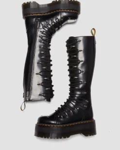 Flash Sale 1B60 LTT Max Kniehoge Platform Veterlaarzen UNISEX Hoge Laarzen|Veterlaarzen