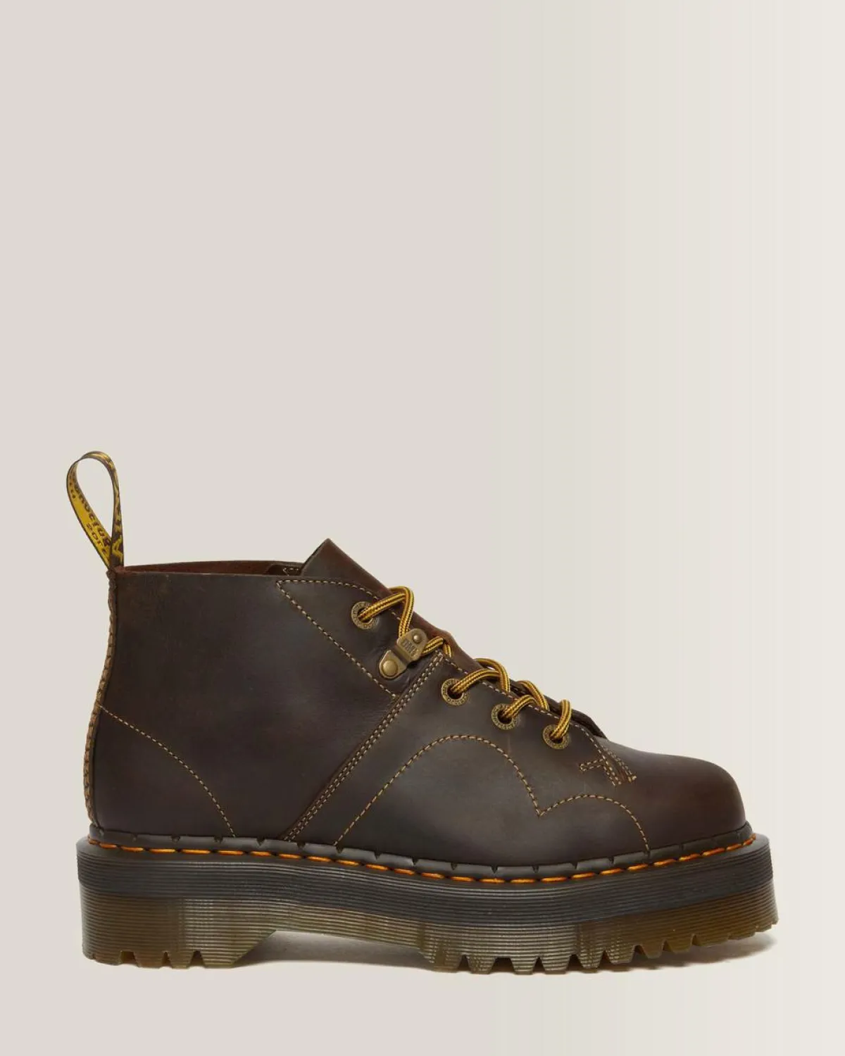 Fashion Church Arc Crazy Horse Platform Monkey Laarzen Trending Stijlen|Platform Laarzen