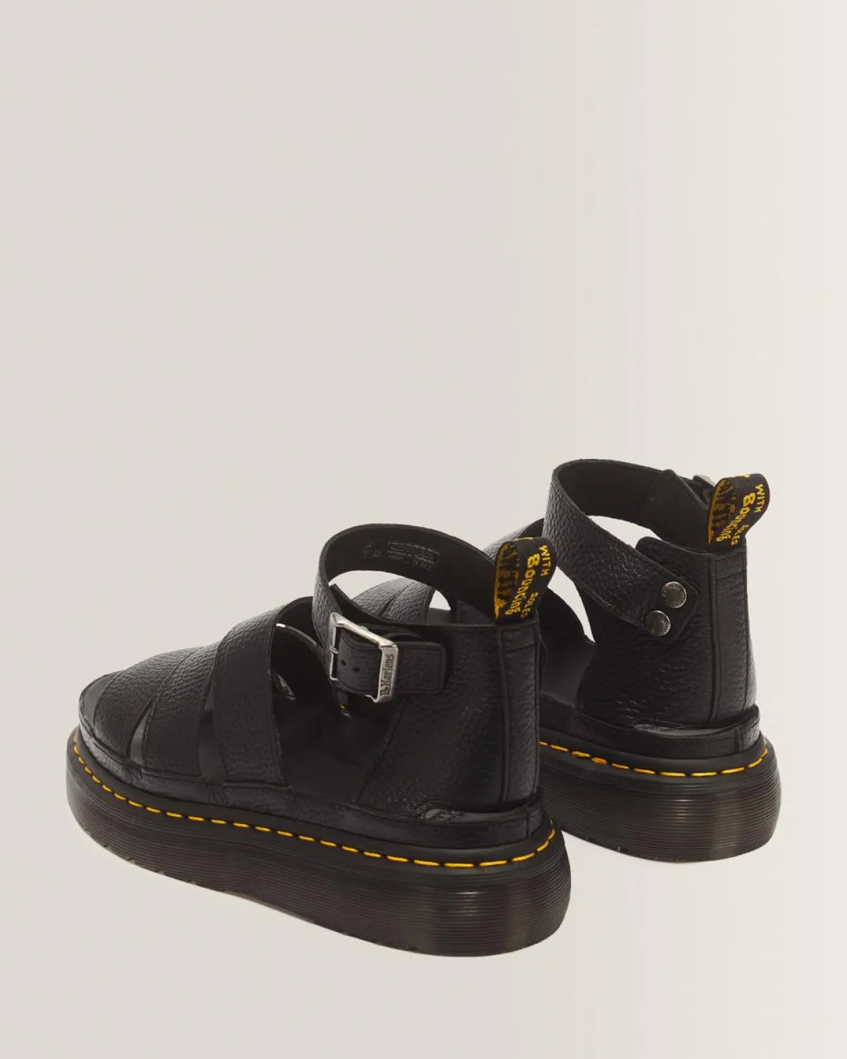 Best Clarissa II Quad Gemalen Nappa Leren Platform Sandalen WOMENS Platform Sandalen|Gladiator Sandalen