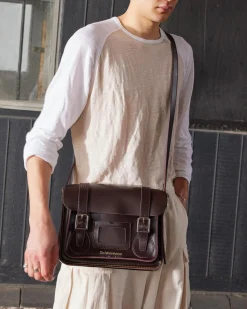 Outlet 28cm Kiev Smooth Leren Boekentas ACCESSORIES Accessoires Sale|Leren Tassen