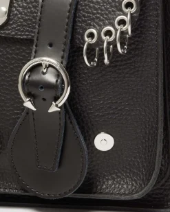 Sale 28 cm Piercing Leren Schoudertas Leren Tassen|Tassen