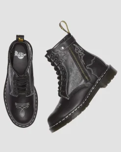 Best Sale 1460 Contrasterende Steek Leren Veterlaarzen Originals|Nieuw Binnen