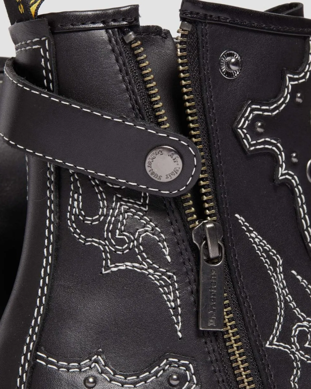 Best Sale 1460 Contrasterende Steek Leren Veterlaarzen Originals|Nieuw Binnen